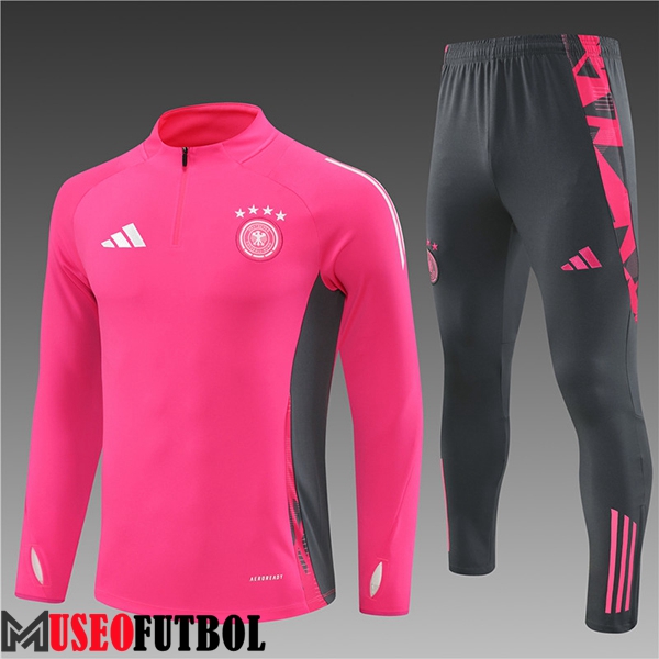 Chandal Equipos De Futbol Alemania Ninos Rosa/Gris 2024/2025