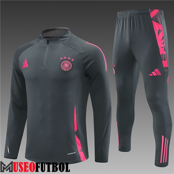 Chandal Equipos De Futbol Alemania Ninos Gris/Rosa 2024/2025