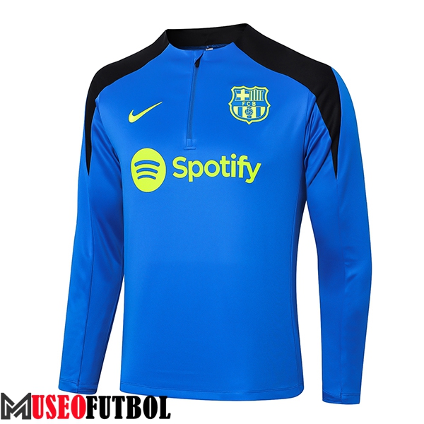 Sudadera De Entrenamiento FC Barcelona Azul/Negro 2024/2025