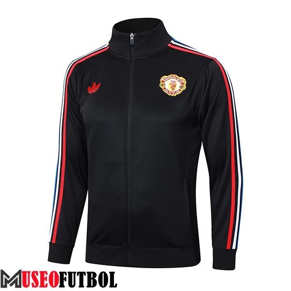 Chaquetas Futbol Manchester United Negro 2024/2025