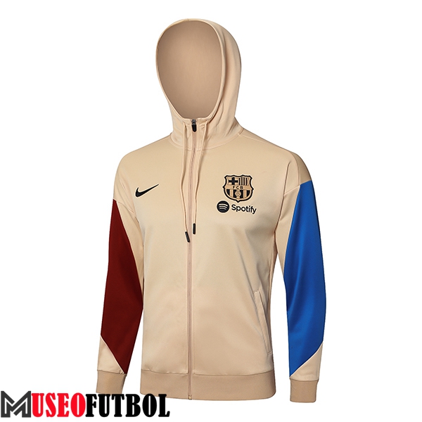 Chaqueta Con Capucha FC Barcelona Amarillo/Azul/Rojo 2024/2025