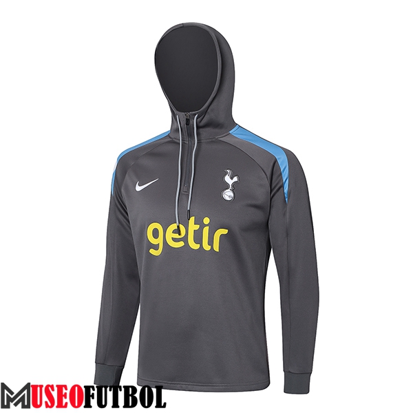 Chaqueta Con Capucha Tottenham Hotspur Gris Oscuro 2024/2025