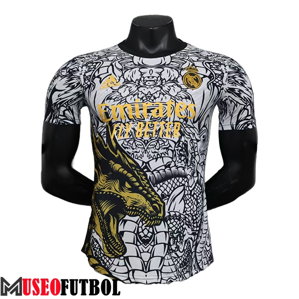 Camisetas De Futbol Real Madrid Special Edition Blanco/Negro 2024/2025