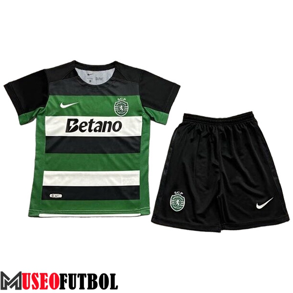 Camisetas De Futbol Sporting Ninos Primera 2024/2025