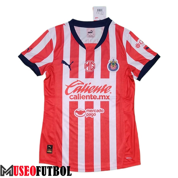 Camisetas De Futbol CD Guadalajara Mujer Primera 2024/2025