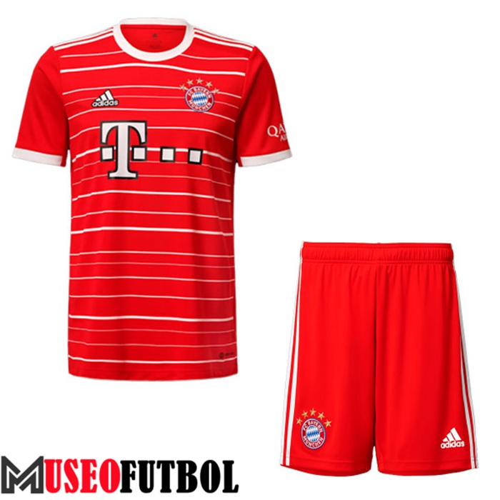 Camiseta Bayern Munich Primera + Cortos 2022/2023