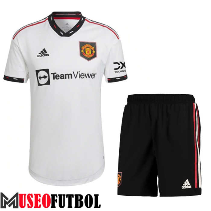 Camiseta Manchester United Segunda + Cortos 2022/2023