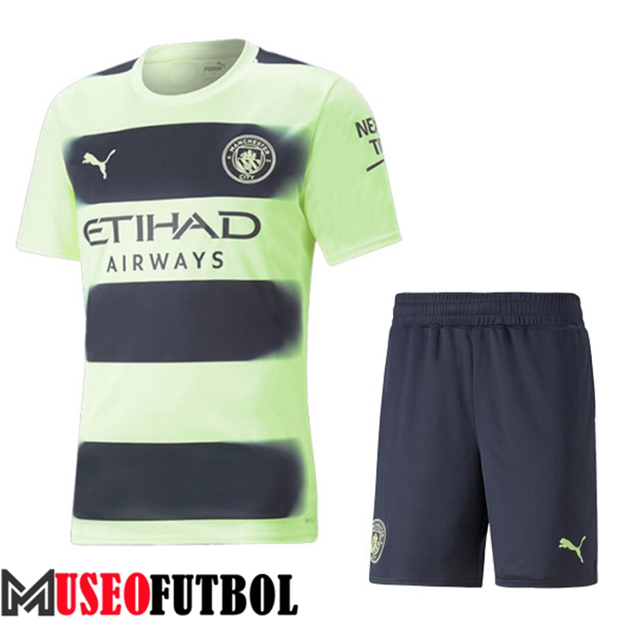 Camiseta Manchester City Segunda + Cortos 2022/2023