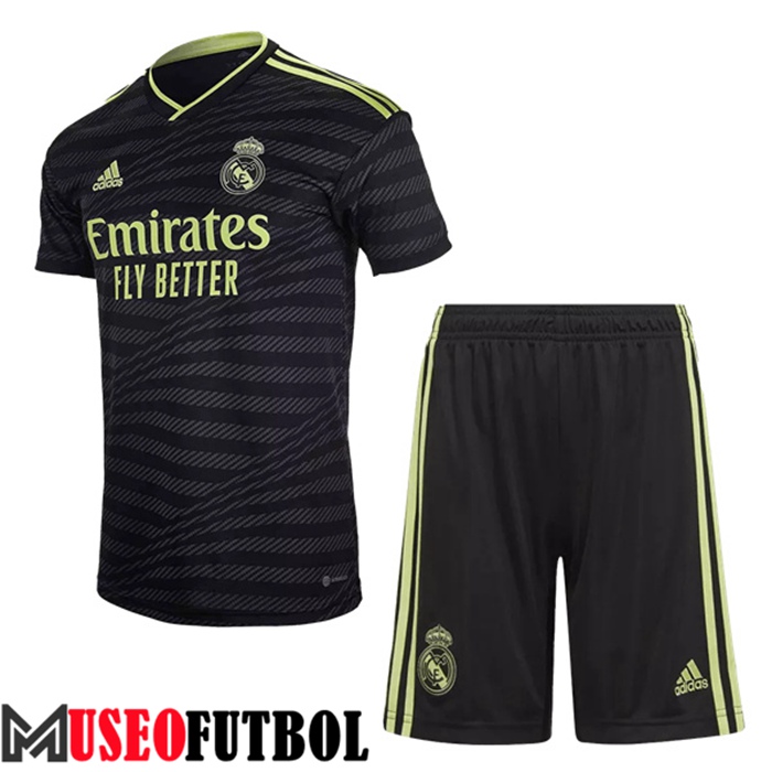 Camiseta Real Madrid Tercera + Cortos 2022/2023