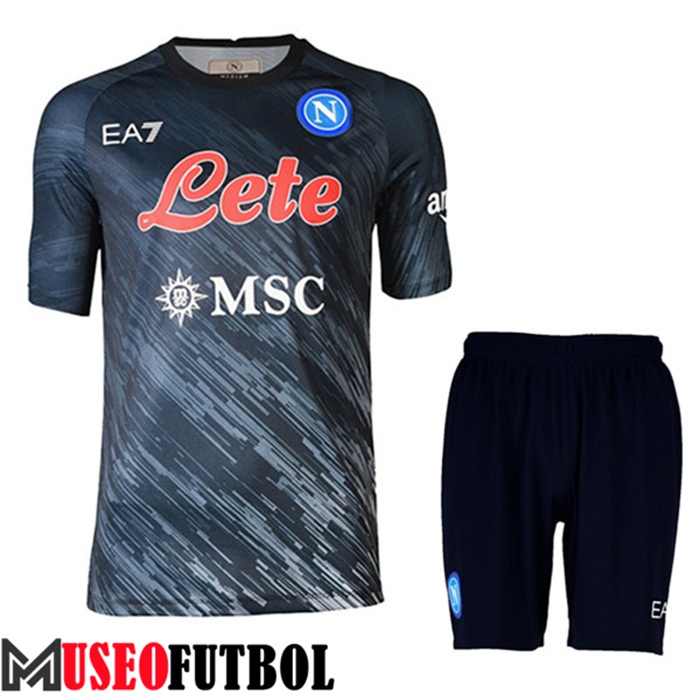 Camiseta SSC Napoli Tercera + Cortos 2022/2023