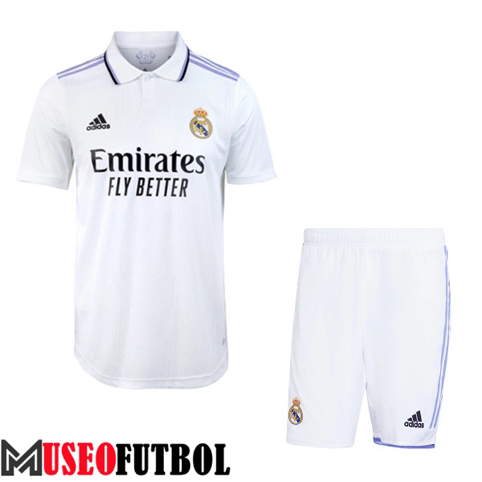 Camiseta Real Madrid Primera + Cortos 2022/2023