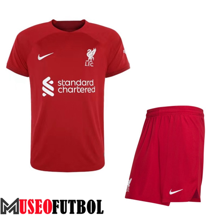 Camiseta FC Liverpool Primera + Cortos 2022/2023