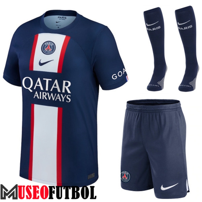 Camiseta PSG Primera (Cortos + Calcetines) 2022/2023