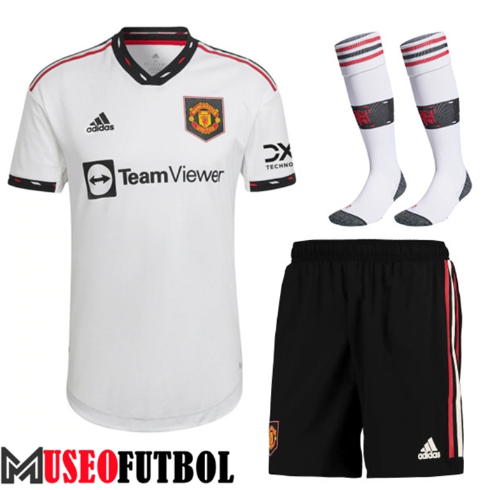 Camiseta Manchester United Segunda (Cortos + Calcetines) 2022/2023