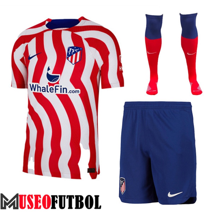 Camiseta Atletico Madrid Primera (Cortos + Calcetines) 2022/2023