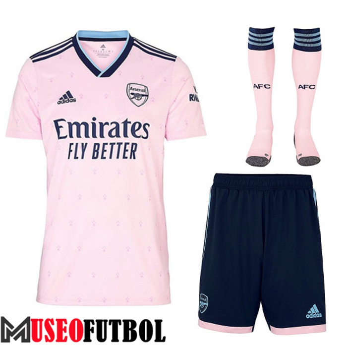 Camiseta Arsenal Tercera (Cortos + Calcetines) 2022/2023