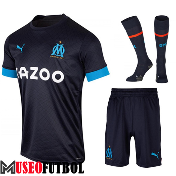 Camiseta Marsella Segunda (Cortos + Calcetines) 2022/2023