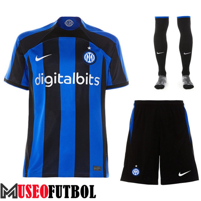 Camiseta Inter Milan Primera (Cortos + Calcetines) 2022/2023