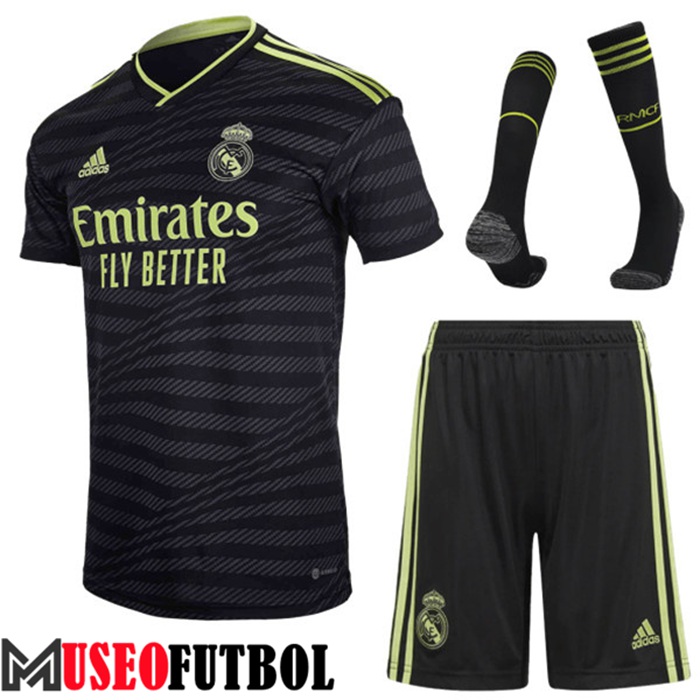 Camiseta Real Madrid Tercera (Cortos + Calcetines) 2022/2023