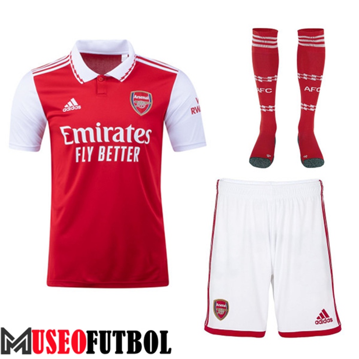 Camiseta Arsenal Primera (Cortos + Calcetines) 2022/2023