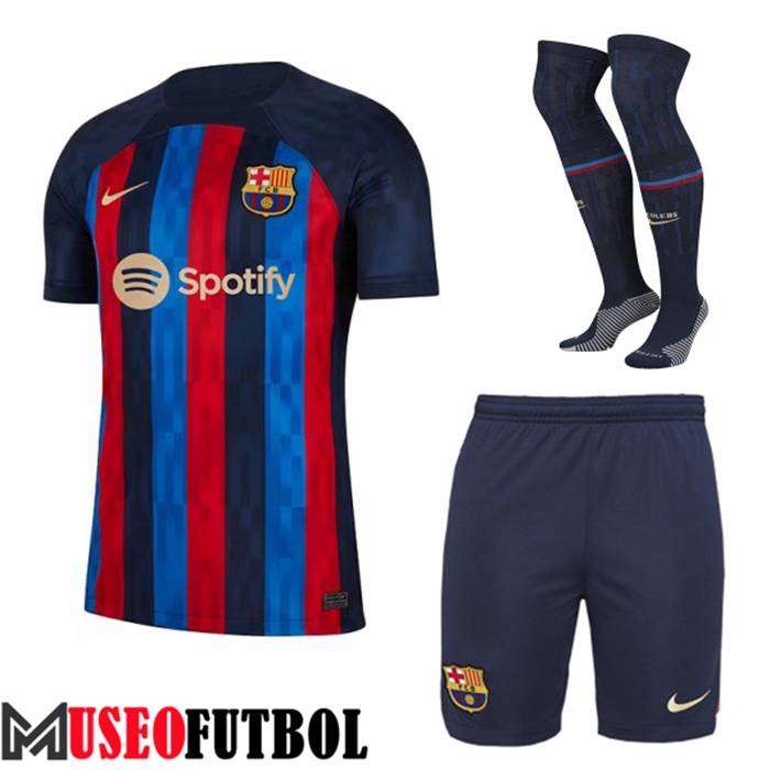 Camiseta FC Barcelona Primera (Cortos + Calcetines) 2022/2023