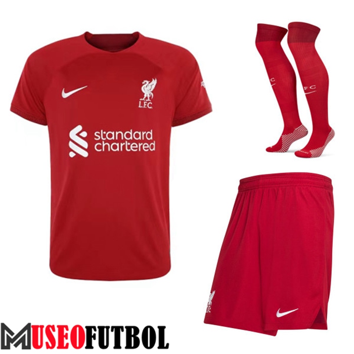 Camiseta FC Liverpool Primera (Cortos + Calcetines) 2022/2023