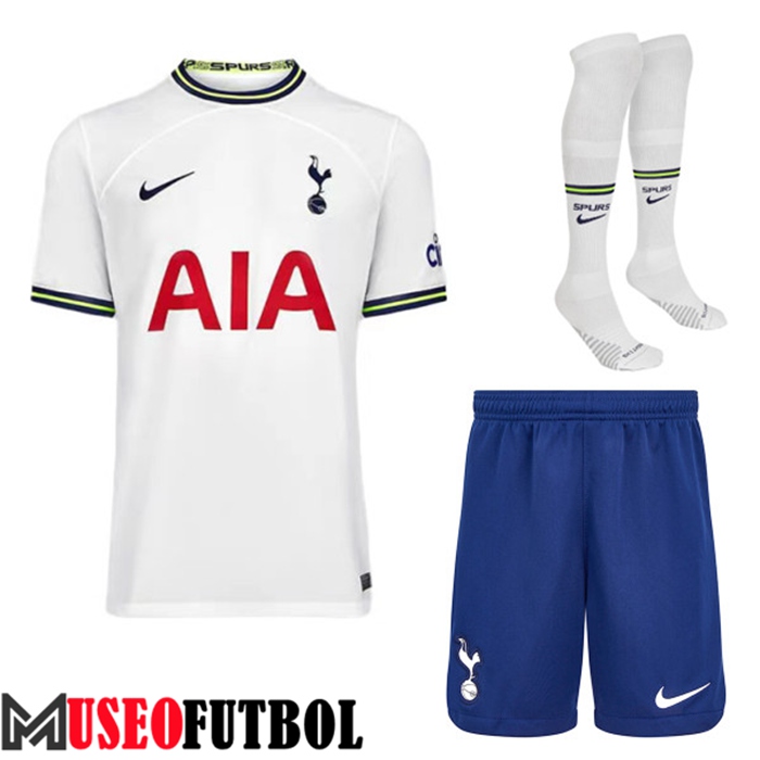 Camiseta Tottenham Hotspurs Primera (Cortos + Calcetines) 2022/2023