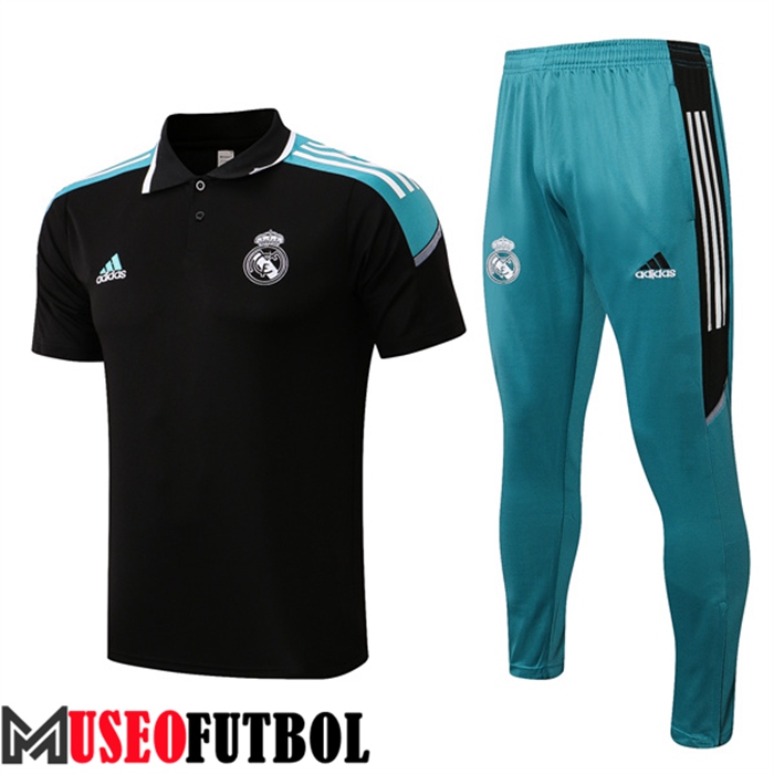 Polo Real Madrid + Pantalones Negro 2022/2023