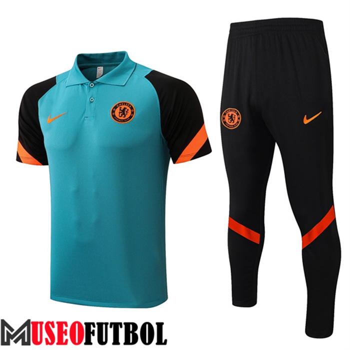 Polo FC Chelsea + Pantalones Verde 2022/2023