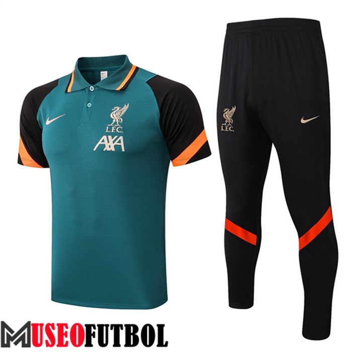 Polo FC Liverpool + Pantalones Verde 2022/2023