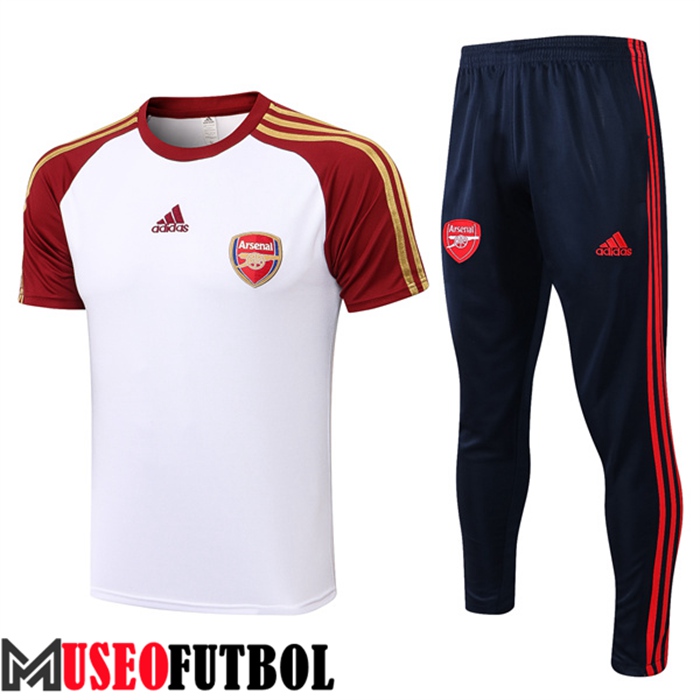 Camiseta Entrenamiento Arsenal + Cortos Rojo 2022/2023