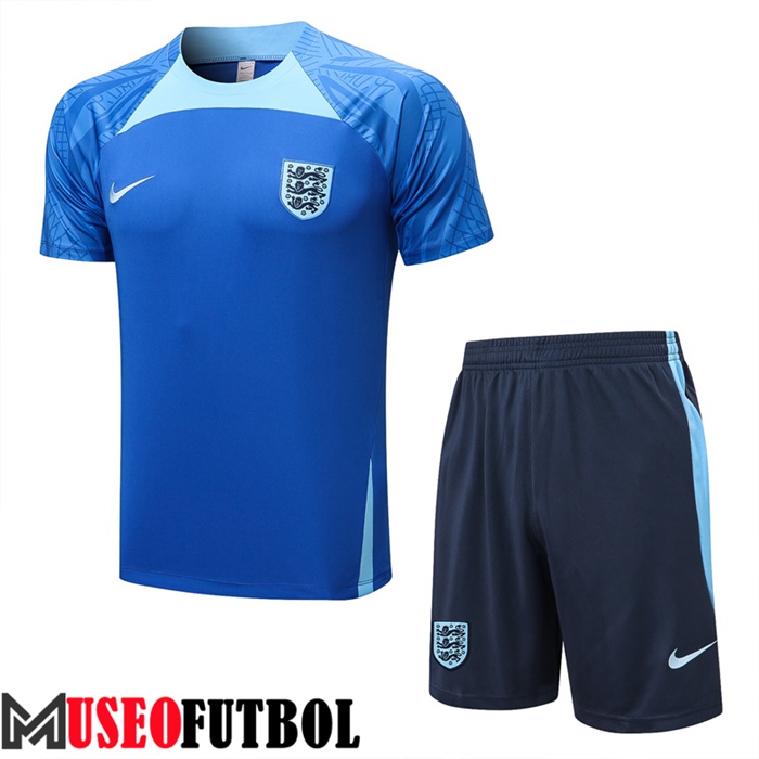 Camiseta Entrenamiento + Cortos Inglaterra Azul 2022/2023