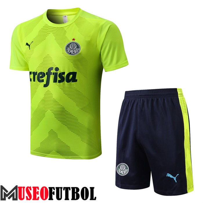 Camiseta Entrenamiento + Cortos Palmeiras Verde 2022/2023