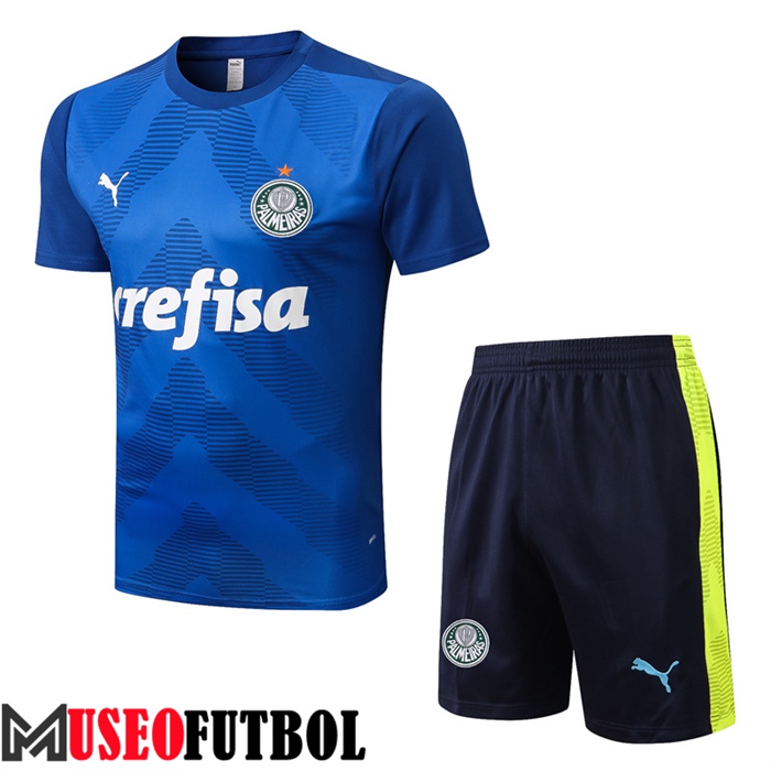 Camiseta Entrenamiento + Cortos Palmeiras Azul 2022/2023