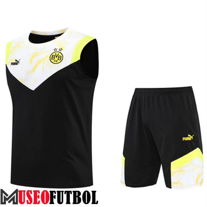 Chalecos De Futbol + Cortos Dortmund Negro 2022/2023