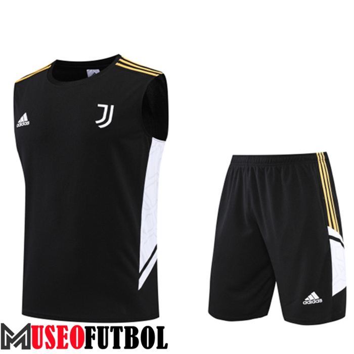 Chalecos De Futbol + Cortos Juventus Negro 2022/2023