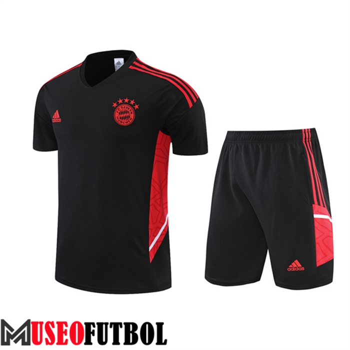 Camiseta Entrenamiento Bayern Munich + Cortos Negro 2022/2023