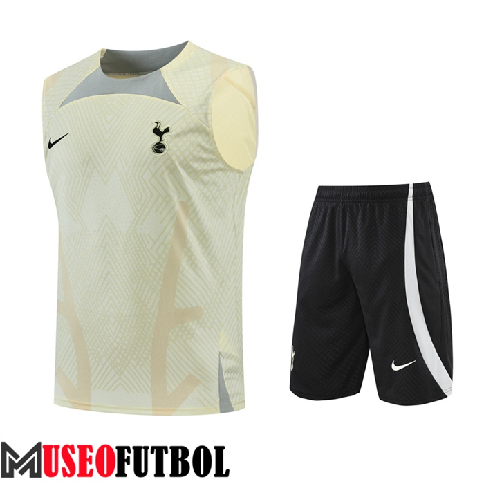 Chalecos De Futbol + Cortos Tottenham Hotspur Amarillo 2022/2023