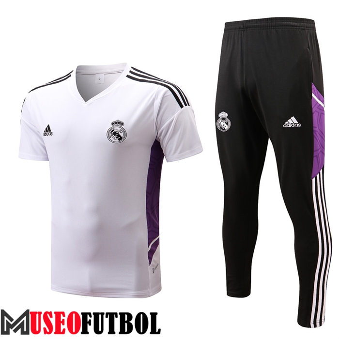 Camiseta Entrenamiento + Pantalones Real Madrid Blanco 2022/2023