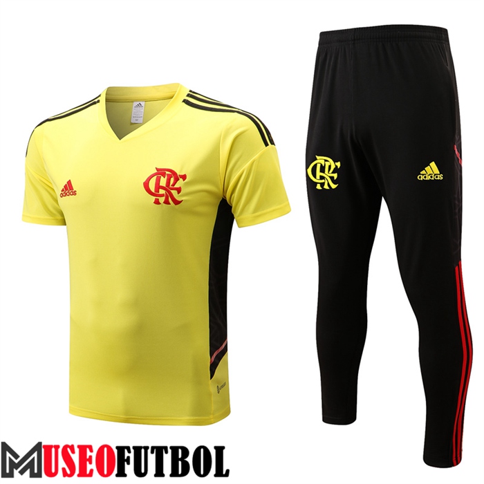 Camiseta Entrenamiento + Pantalones Flamengo Amarillo 2022/2023