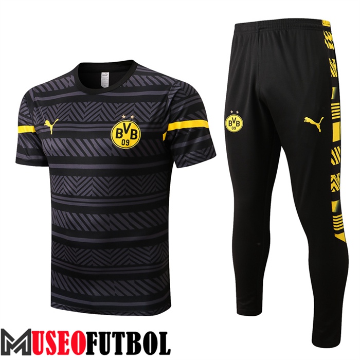 Camiseta Entrenamiento + Pantalones Dortmund Negro 2022/2023