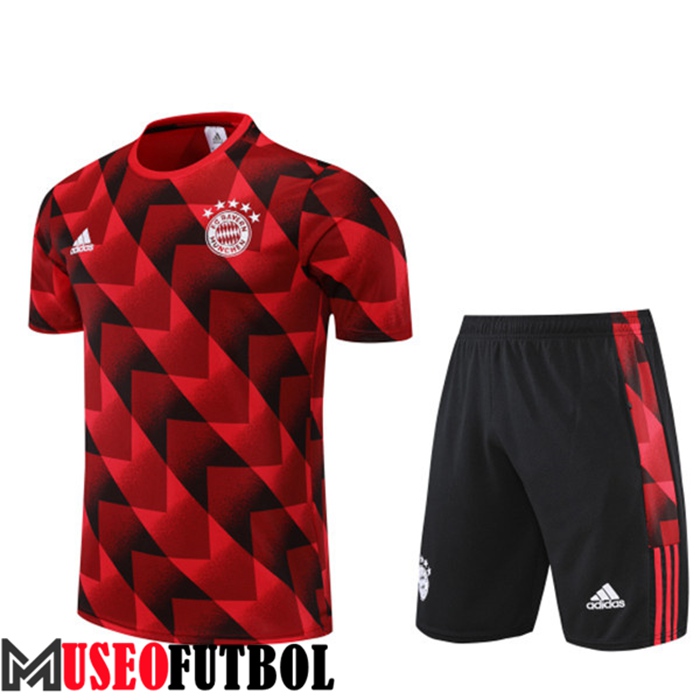 Camiseta Entrenamiento Bayern Munich + Cortos Rojo 2022/2023