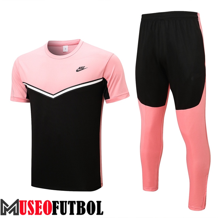 Camiseta Entrenamiento + Pantalones Nike Rosa/Gris 2022/2023