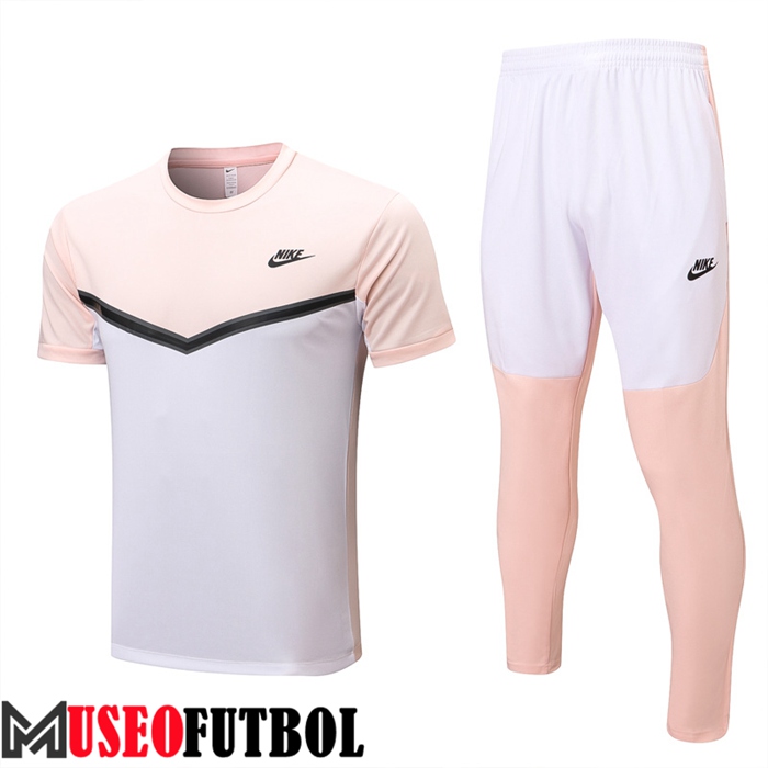 Camiseta Entrenamiento + Pantalones Nike Rosa/Blanco 2022/2023