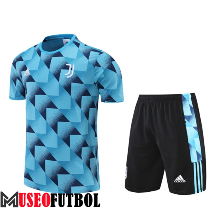 Camiseta Entrenamiento Juventus + Cortos Azul 2022/2023