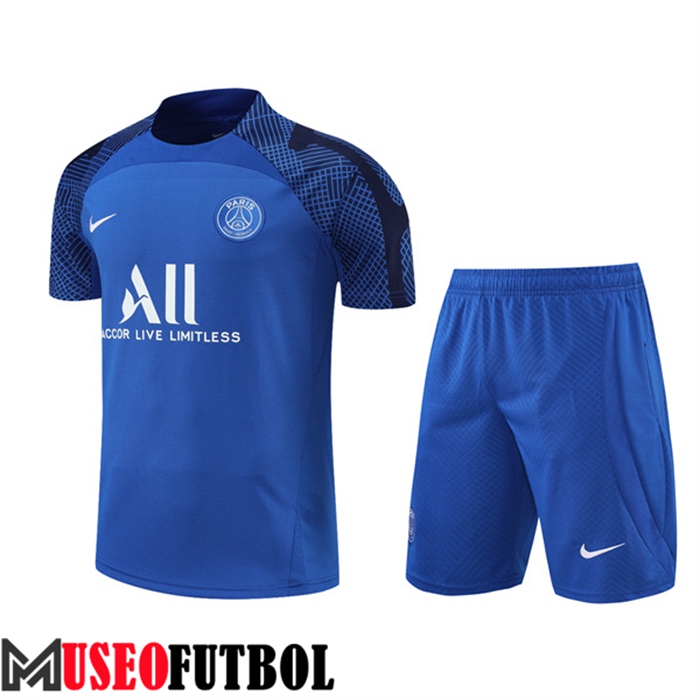 Camiseta Entrenamiento PSG + Cortos Azul 2022/2023