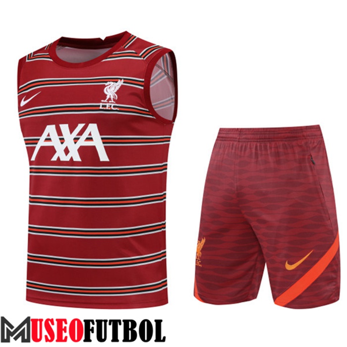 Camiseta Entrenamiento Sin mangas + Cortos FC Liverpool Rojo 2022/2023