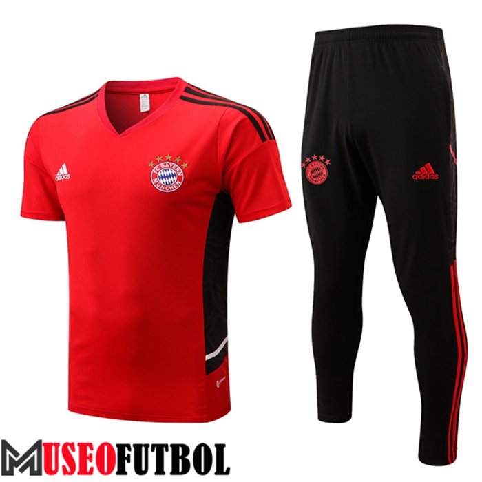 Camiseta Entrenamiento Bayern Munich + Pantalones Rojo 2022/2023