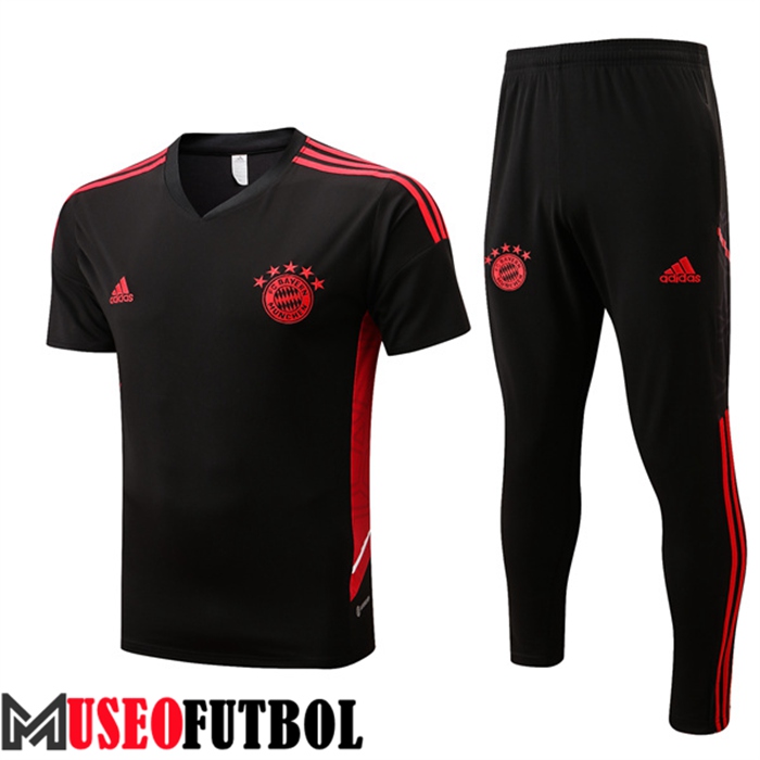 Camiseta Entrenamiento Bayern Munich + Pantalones Negro 2022/2023