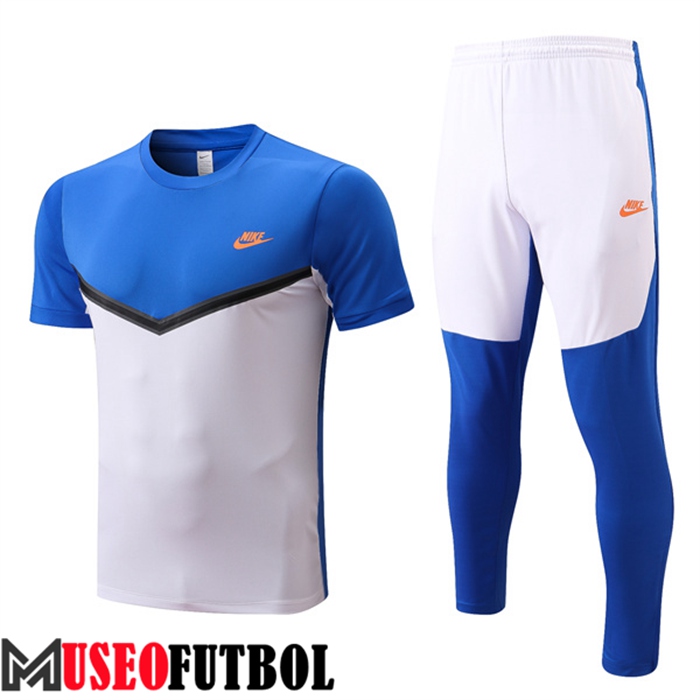 Camiseta Entrenamiento Nike + Pantalones Nike Azul/Blanco 2022/2023